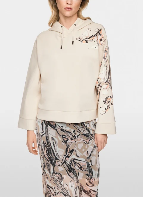 Суитшърт с принт 'Oversized fit' Marc Cain Sports — снимка 2
