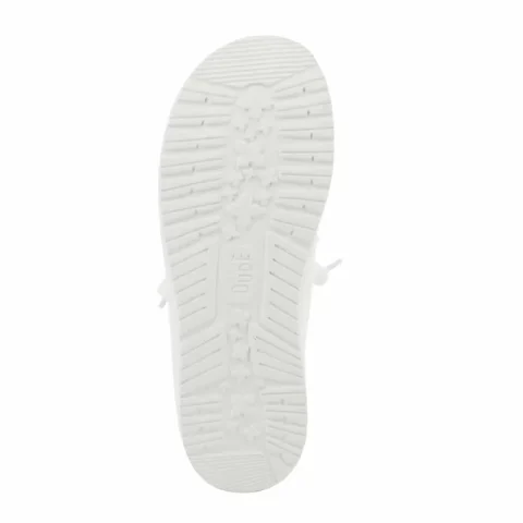 Дамски Ежедневни HEY DUDE – 40065-100 WENDY FUNK MONO WHITE — снимка 4
