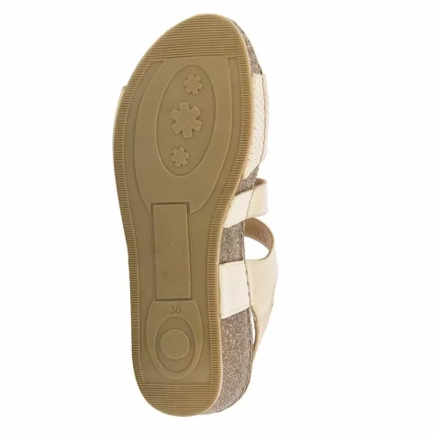 Дамски Сандали На Платформа COCONUT – 184.204 BEIGE — снимка 4