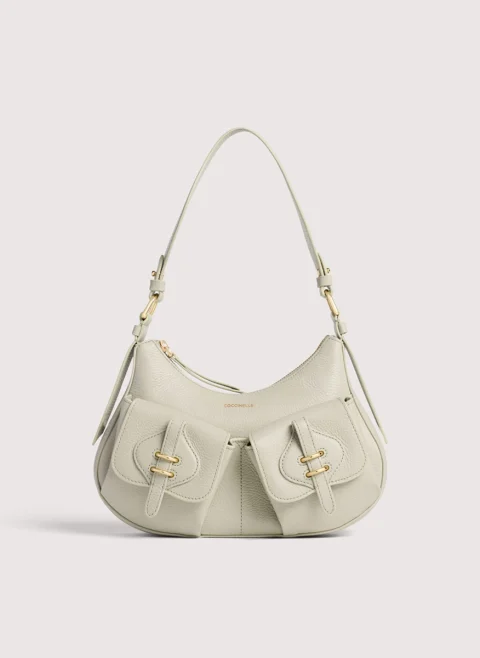 Чанта Coccinelle Mavery Pocket Eucalipto