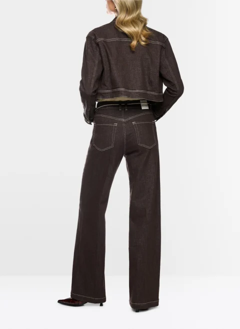 Деним с връзки 'Warri' Marc Cain Collections — снимка 3