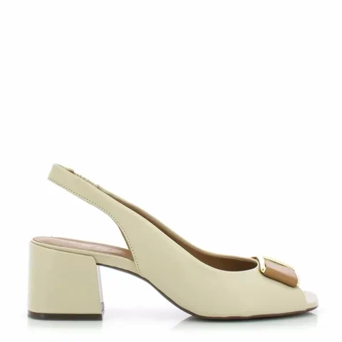 Дамски Сандали На Ток WIRTH – 281 PISA LAMB /WOODY