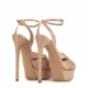 Дамски сандали с платформа Casadei — снимка 4