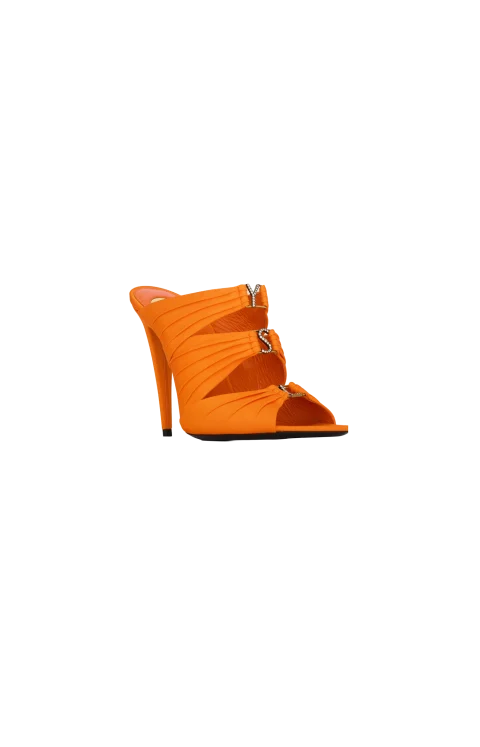 Emilie Mules in Satin Crepe — снимка 2