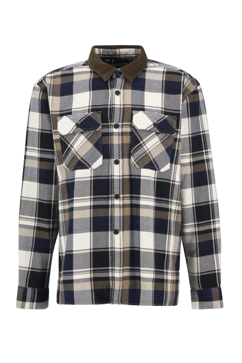 Риза Grasmoor Relaxed Checked MSH5646 ny91 navy