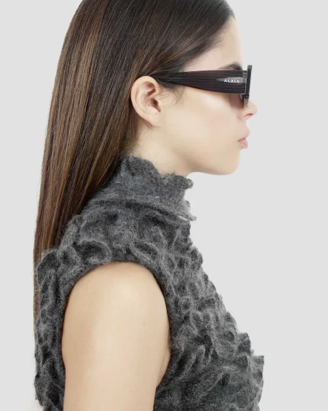 Rectangular Sunglasses Grey — снимка 3