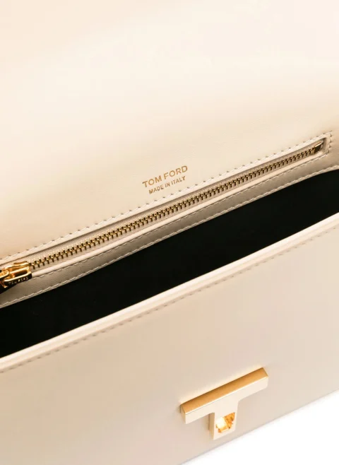 Мини кожена чанта с метален детайл Tom Ford — снимка 4