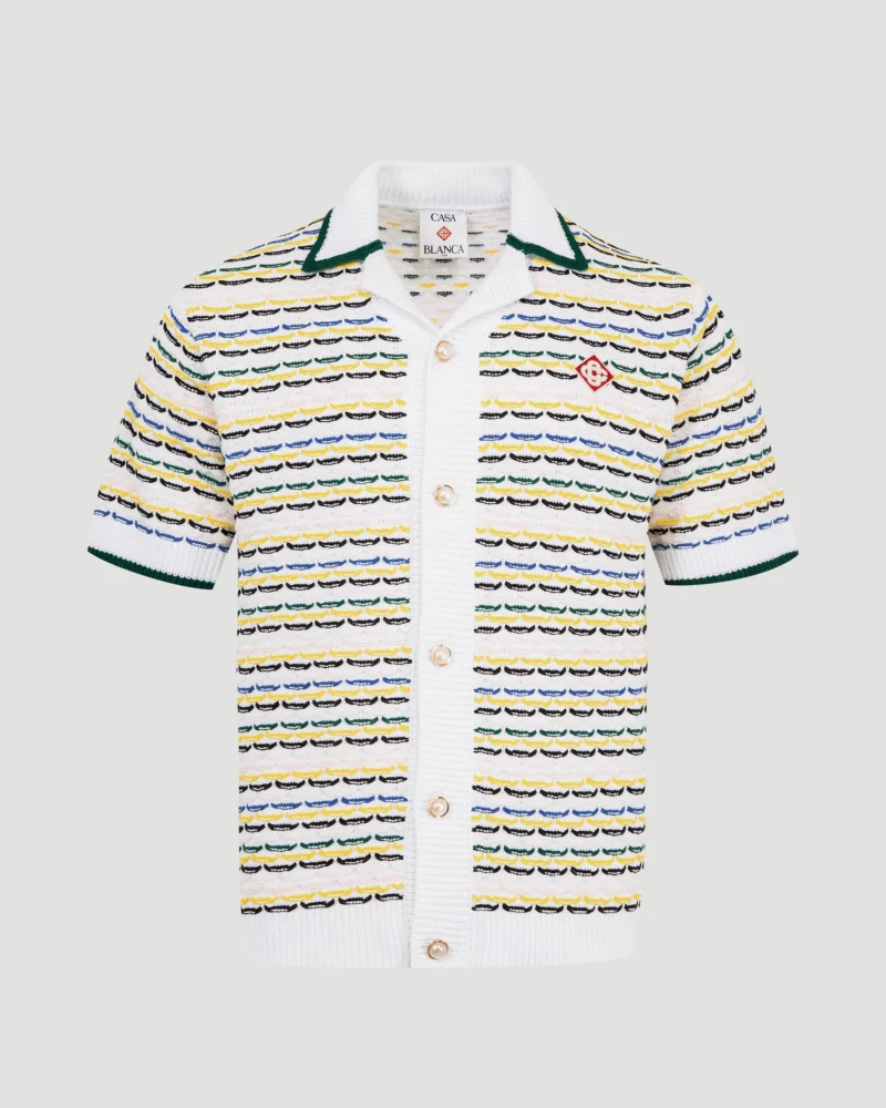 Tuck Stitch Short Sleeve Shirt