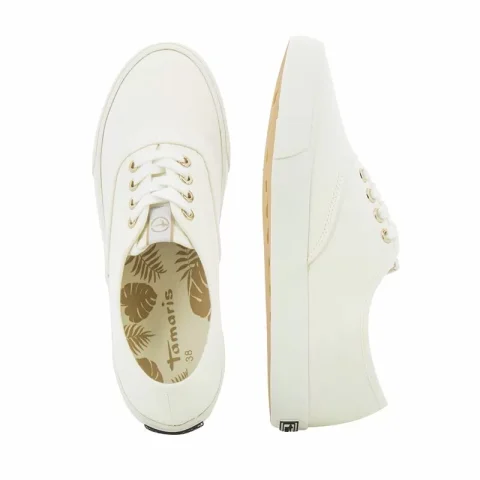Дамски Гуменки TAMARIS – 1-1-23604-20 190 WHITE/GOLD — снимка 5