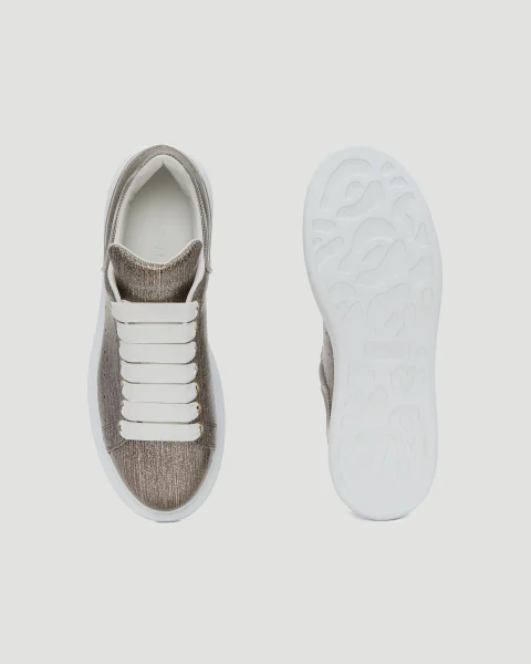 Oversized Sneakers in Gold — снимка 2