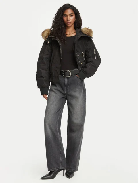 Liu Jo Зимно яке WF6071 T714A Черен Regular Fit — снимка 2