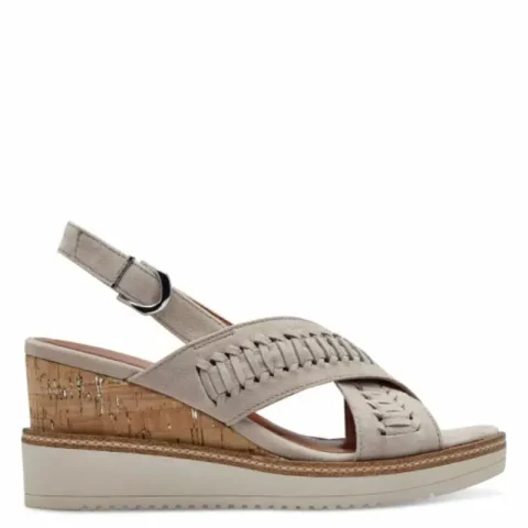Дамски Сандали На Платформа TAMARIS – 1-28213-42-204 LIGHT GREY