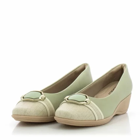 Дамски Обувки На Платформа PICCADILLY – 143227 IVONE DOCE/OFF WHITE — снимка 3