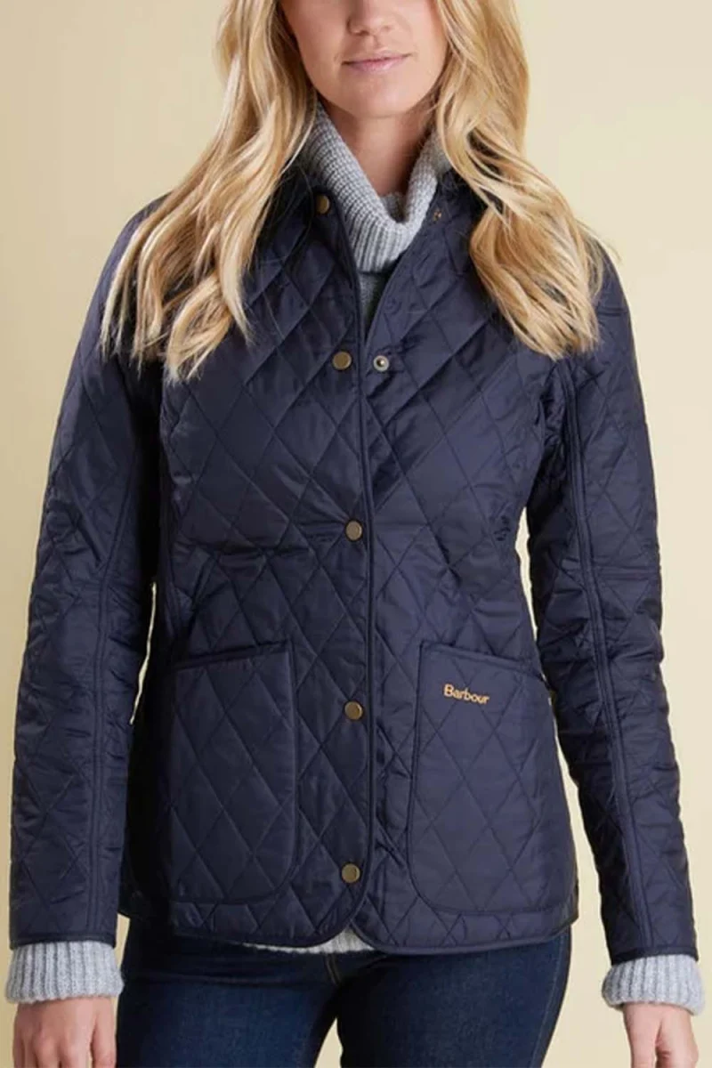 Яке Annandale Quilted LQU0475 ny91 navy — снимка 2