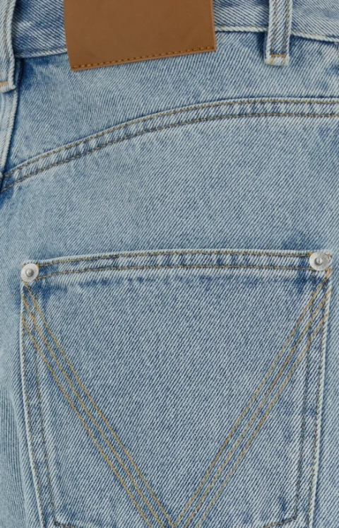 Light Bleach Wide Jeans — снимка 3