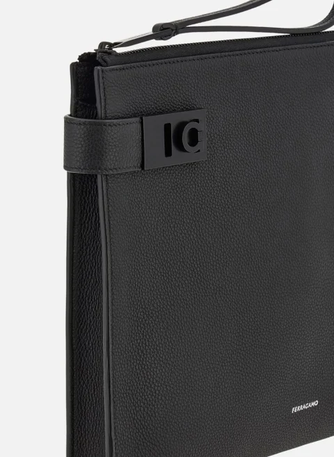 Чанта - клъч 'Gancini' Ferragamo — снимка 6