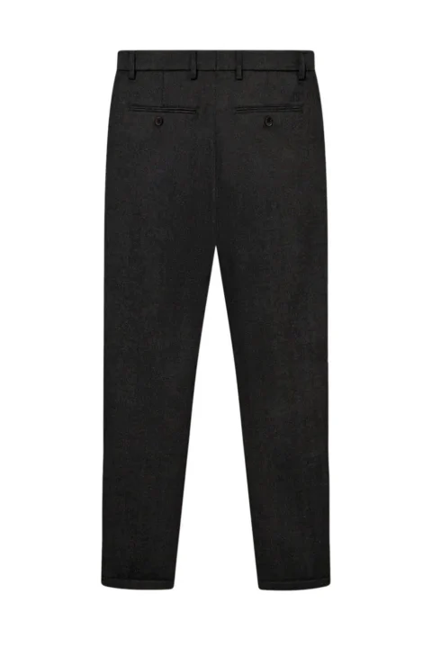 Панталон Como Herringbone Suit LDM501083 360320-charcoal/grey melange — снимка 2