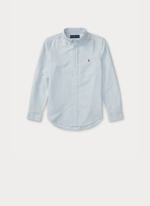 Раирана риза с бродерия Ralph Lauren Kids 7-14 — снимка 4