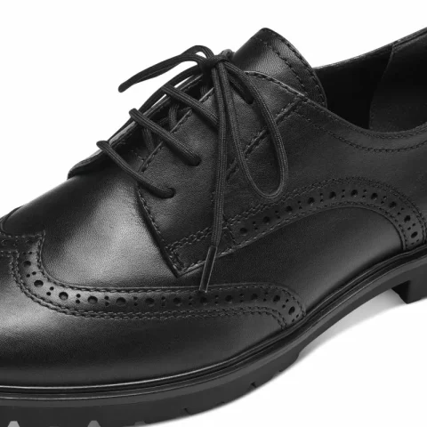 Дамски Ежедневни TAMARIS – 1-23200-41-003 BLACK LEATHER — снимка 4