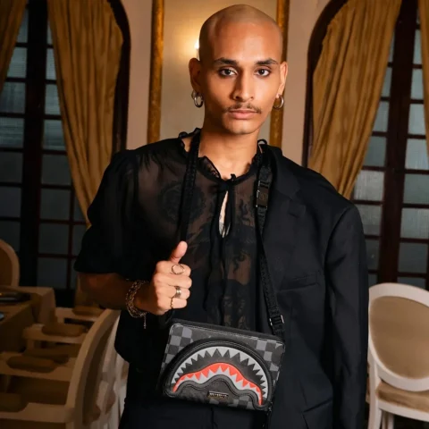 Чанта през рамо 4AM RED SHARK SPRAYGROUND — снимка 8