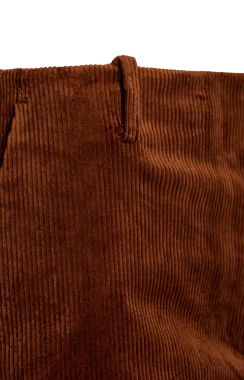 Trousers in Brown Corduroy — снимка 2