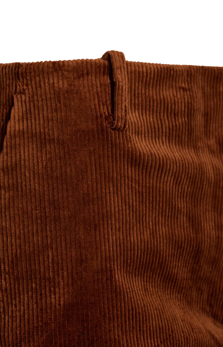 Trousers in Brown Corduroy — снимка 2