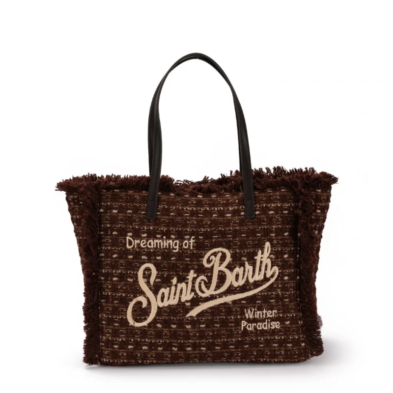 Дамска чанта Vanity Tweed SAINT BARTH