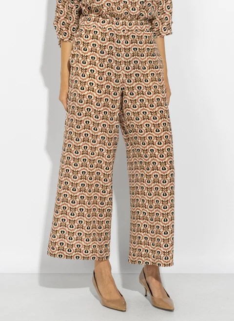 Панталон с принт Weekend Max Mara Wkdeusebio — снимка 2