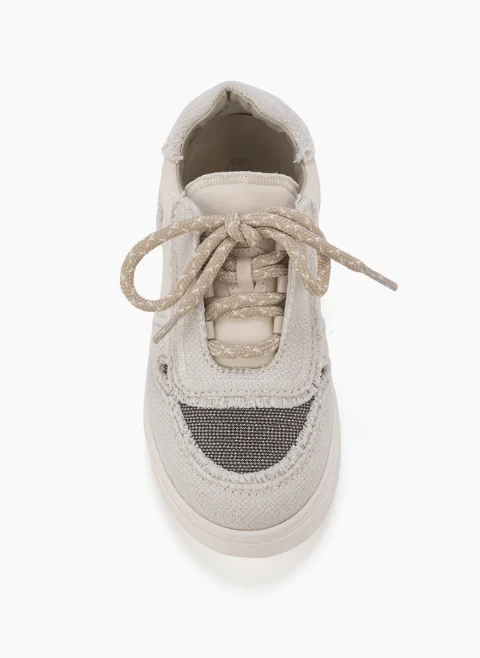 Кецове с лен Brunello Cucinelli Kids — снимка 5