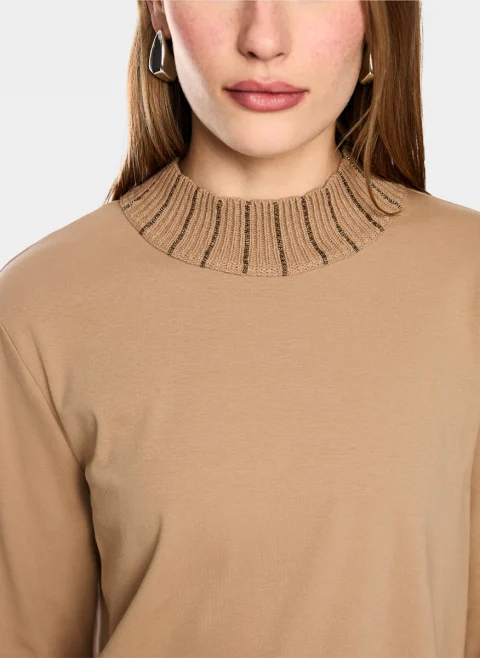 Блуза с плетени детайли Marc Cain Collections — снимка 4