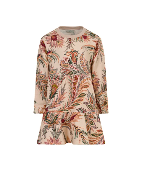 Рокля с принт 'Botanical' Etro Kids