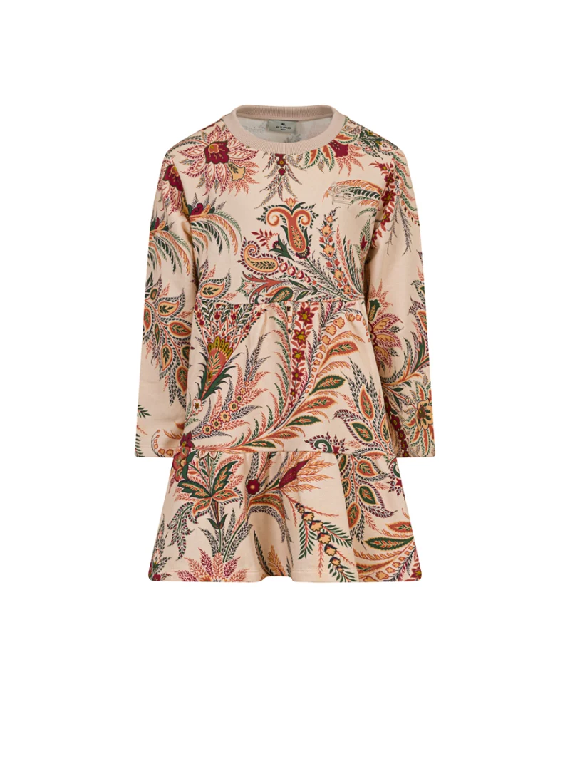 Рокля с принт 'Botanical' Etro Kids