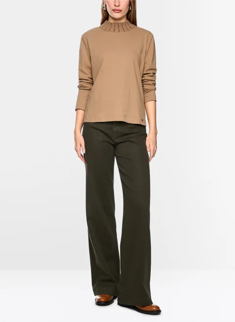 Блуза с плетени детайли Marc Cain Collections — снимка 2