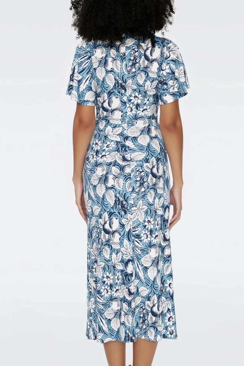 Рокля Zetna DVFDW1S009BPRDI C3581 bird of paradise ivory — снимка 2