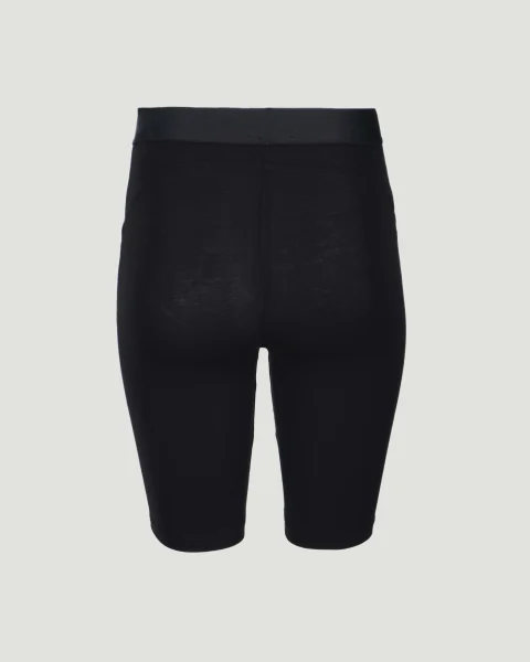 Cotton Cycling Shorts in Black — снимка 2