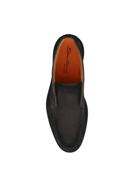 Боти от велур Santoni — снимка 4