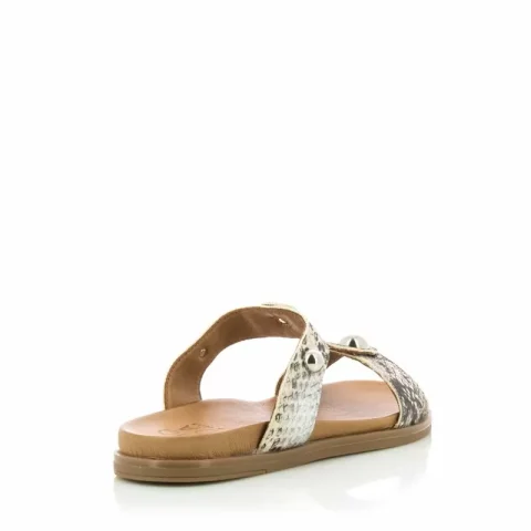 Дамски Равни Чехли MODA IN PELLE – 25091ONEY SNAKE 1050 49 — снимка 2