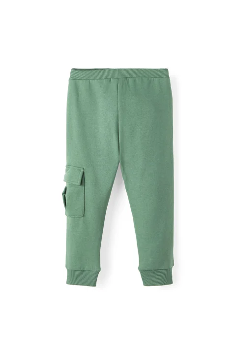 Детски Долнище Nmmnanan Loose Swe Pant Bru Camp 13205931 17-5912 TCX Dark Ivy — снимка 2