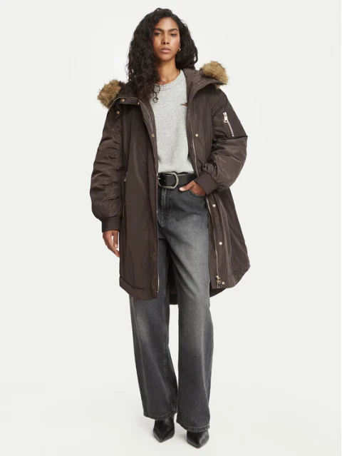 Liu Jo Зимно яке WF6064 T714A Кафяв Regular Fit — снимка 2