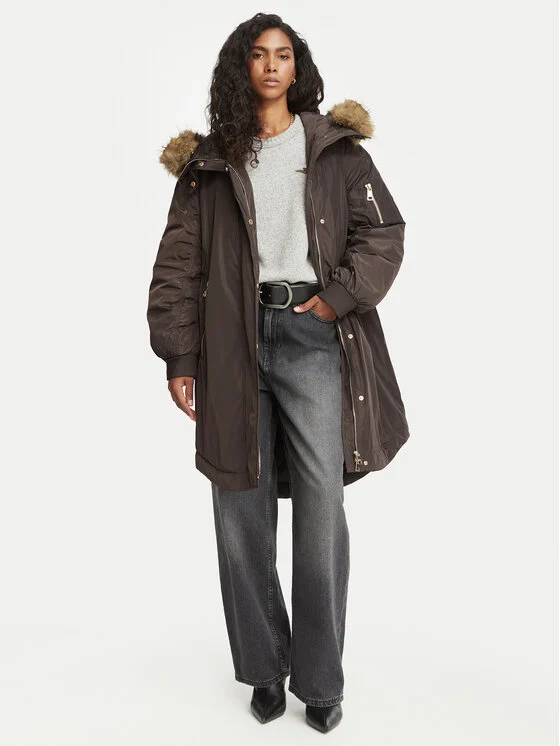 Liu Jo Зимно яке WF6064 T714A Кафяв Regular Fit — снимка 2