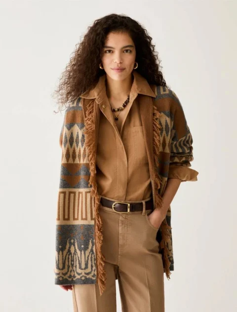 Жилетка с вълна 'Boho-inspired' PennyBlack Pbbarmonioso — снимка 2
