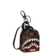 Ключодържател SHARKS IN PARIS WTF BUBBLE BROWN CHECK SPRAYGROUND — снимка 3