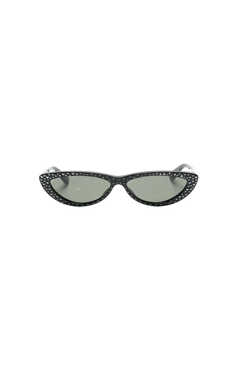 Crystal-Embellished Cat-Eye Sunglasses