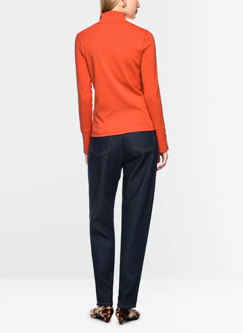 Блуза с декоративни копчета Marc Cain Collections — снимка 3
