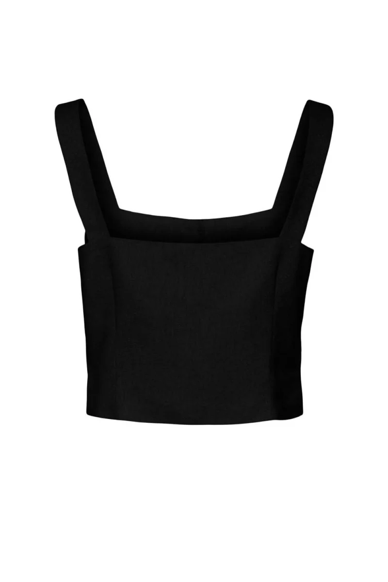 Top Vmryle S/L Top Wvn Lcs 10285023 C-N10 black — снимка 2