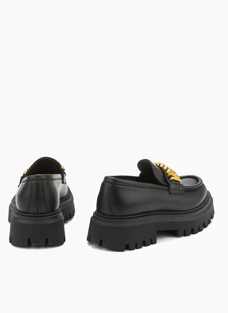 Мокасини с метален детайл Moschino Kids — снимка 3