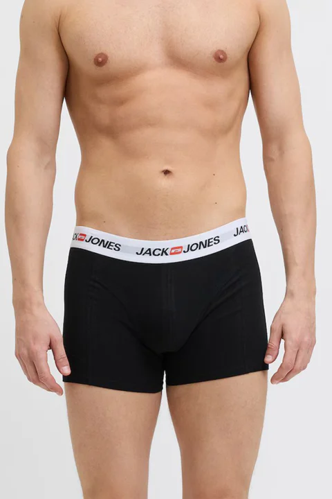 Бельо (Pack of 3) Jaccorp Old Logo Trunks 12282733 C-N10 black — снимка 2
