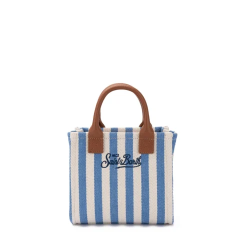 Дамска мини чанта с райе Vanity SAINT BARTH