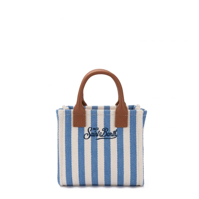 Дамска мини чанта с райе Vanity SAINT BARTH