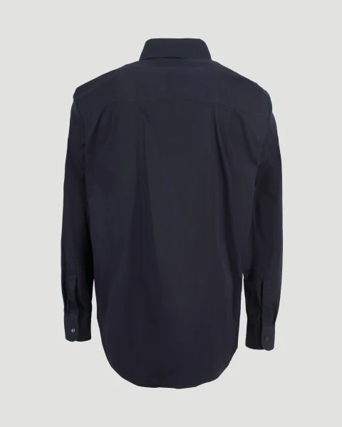 Constellation Embroidery Shirt in Midnight Blue — снимка 3